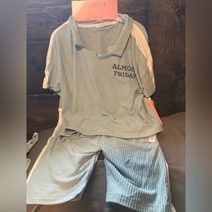 Size 7/8, 2 piece set,nwt, sunset sky brand